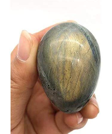 1PC Natural Labradorite Egg Crystal Crystals Gemstone Specimen Home Decor Gifts Natural Stones and Minerals - Buy Online on GoSupps.com