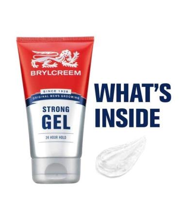 Brylcreem Strong 24 Hour Hold Gel 150ml - Long-Lasting Styling Gel for Men - Health and Beauty - Buy Online on GoSupps.com