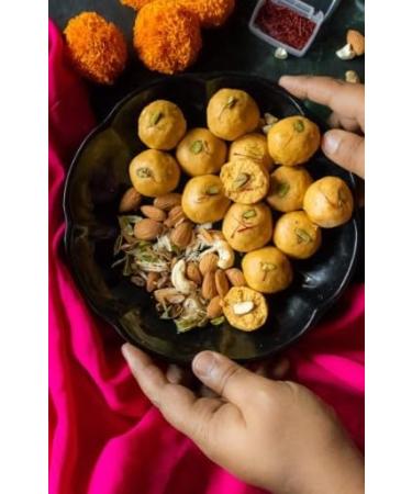 Festival Special Premium (Besan Ladoo) Delicious Indian Traditional Sweets To Sweeten Up Your Celebration Best Gift For All Occasions Marriage Diwali Holi Raksha Bandhan Sold By Kidzbuzz (250g) - Buy Online on GoSupps.com