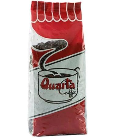 Torrefazione QUARTA Spa Quarta Caff Rossa in beans Arabic and robust coffee 250 g powerful and energetic aroma 3 packs of 250 g Made in Puglia Salento - Buy Online on GoSupps.com