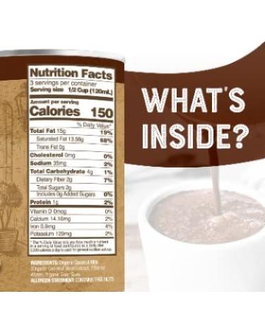 Nature's Greatest Foods Organic Evaporated Coconut Milk - 13.5 oz (Pack of 12) | Gluten-Free & Vegan - Buy Online on GoSupps.com