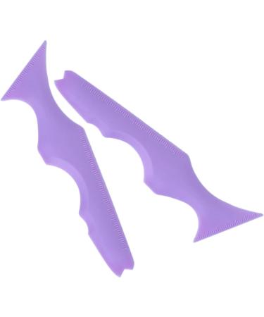 Ipetboom 4 Pcs Silicone Beauty Ruler Eyeliner Pencil Eyelash Guide Shield Eyebrow Guide Stencils Safety Mask - Buy Online on GoSupps.com