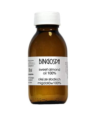 BingoSpa BINGOSPA Sweet Almond Oil for Mouth Wrinkles Eye Pockets Stretch Marks Skin Care Newborn Milk Spicy Psoriasis 100ml