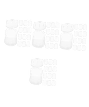 minkissy Minkissy 80 Boxes Portable Travel Soap Hand Soap Cleaning Products Cleaning Supplies One Piece Portable Soap Tablets Slices Hand Washing Soap Travel Soap Bar Soap Plastic White
