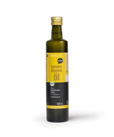 Wohltuer Organic Sunflower Oil 2x500ml - Raw Food Quality Premium International Shipping - Buy Online on GoSupps.com