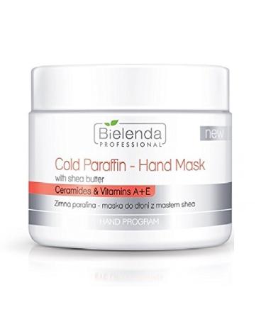 Bielenda Professional Cold Paraffin - Handmask with shea butter - Zimna Parafina - Maska Do Dloni Z Maslem Shea 150 ml set with stacked hair shampoo 15 ml or mask 10 ml