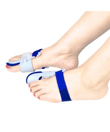 KTROK Bunion Splint Corrector Adjustable Big Toe Separator with Soft Padding Non-Surgical Hallux Valgus Correction for Pain Relief Correct Transverse Arch Day Night Support