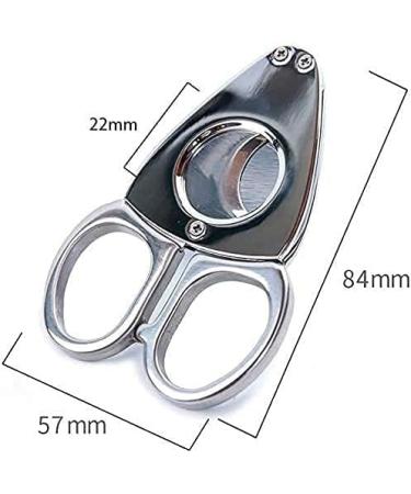 KANDUO Cigar Cutter Stainless Steel Cigar Cutters Double Cut Blade Guillotine Scissors Pocket Cigar Cutters Accessories for Used by Cigar Lovers - Buy Online on GoSupps.com