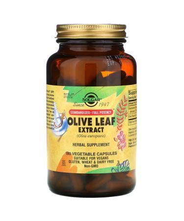 Solgar Olive Leaf Extract 180 Vegetable Capsules