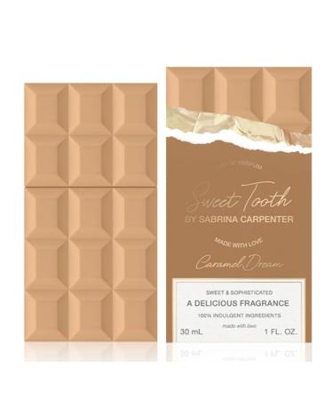 (Pack of 1) Scent Beauty Sabrina Carpenter Eau De Parfum Perfume for Women Sweet Tooth Caramel Dream 1 Fl Oz/ 30ml