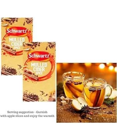 Schwartz Mulled Cider Spice - 18g (Pack of 2) | Warm and Spicy Seasonal Blend for Perfect Mulled Cider | Festive Twist | Aromatic and Flavorful Spices - Buy Online on GoSupps.com