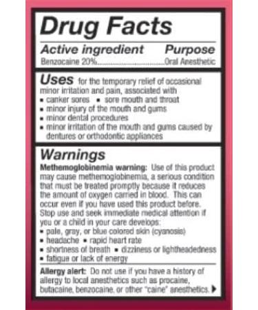 Beutlich Hurricaine Topical Anesthetic Gel - Watermelon 1oz | Fast Pain Relief - Buy Online on GoSupps.com