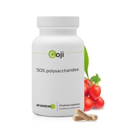 Goji (Lycium Barbarum), 375 mg/120 capsules, 50% polysaccharides, antioxidants, energy, emotional balance, skin (anti-aging), sleep
