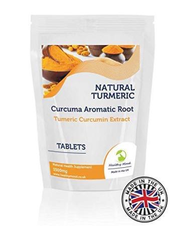 Turmeric 250 Tablets Curcumin Concentrated Extract 1500mg Health Dietary Supplement Nutrition - Healthy Mood