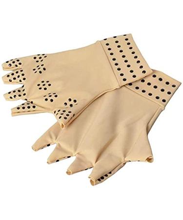 Adult Magnetic Therapy Gloves for Arthritis | Fingerless Joint Pain Relief - 1 Pair - Buy Online on GoSupps.com