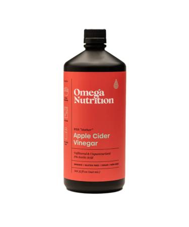 Omega Nutrition Organic Apple Cider Vinegar 946mL (Pack of1)
