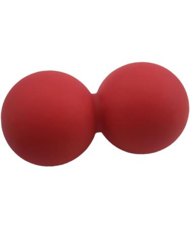 Anneomas Peanut Massage Ball - Silicone Roller for Muscle Relief Mobility & Relaxation | Foot Sole & Whole Body Massage - Fitness Red - Buy Online on GoSupps.com