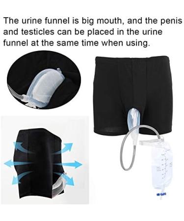 Portable Pee Bag & Urine Leg Bags - 500ml Collection Urinal for Men | Durable & Ventilated Design - Buy Online on GoSupps.com
