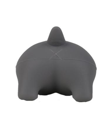 Easy to Use Silicone Toothpaste Dispenser for Dogs - Gray | Perfect for All Ages - Buy Online on GoSupps.com
