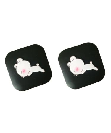 Healvian 2pcs Container For Lenses Portable Lens Case Holder For Lens Case Lens Case Contact Lens Case Rabbit