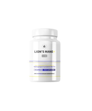 Lions Mane+ Hericium 30 Polysachariden Complex met HydroPerine 120 Capsules 600mg Turkesterone Europe