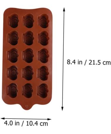 Cabilock 3pcs Crown Silicone Mold Chocolate Bars Molde De para Resina Silicone Moulds for Chocolate Ice Tray - Buy Online on GoSupps.com
