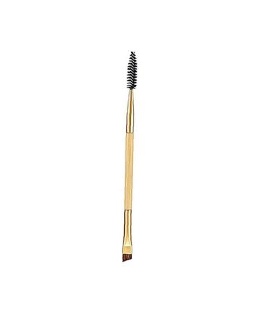 1pc Bamboo Handle Duo Eyebrow Brush Eye Brow Brush and Mascara Brush Eyebrow Comb Makeup Tools for Female Girls