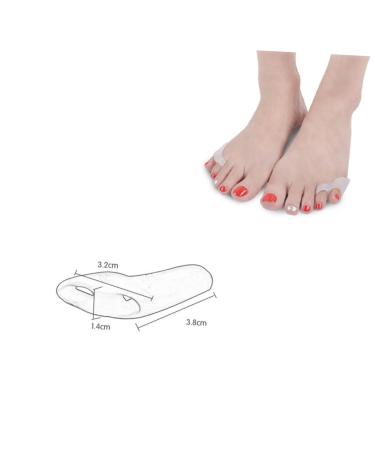 LALAFINA Silicone Gel Toe Spreaders for Bunions - 2pcs Bunion Spacers for Men and Women - Curly Gel Separators Orthotics for Straightening and Protecting Little Bunions - Buy Online on GoSupps.com