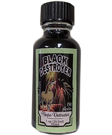 Black Destroyer - Spiritual Oil for Magic and Rituals. Aceite Espiritual Negro Destructor - Rituales Y Magia.