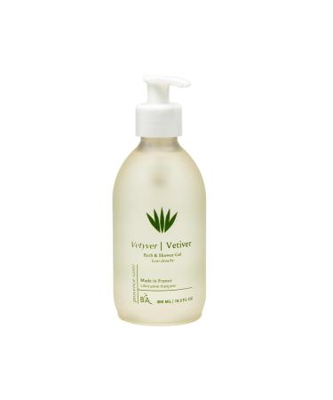 Provence Sante Shower Gel - Cleansing & Deep Nourishing Body Wash Extra Hydrating Dry Rough Sensitive Skin Cleanses & Moisturizes 10.2 Oz (Vetiver)