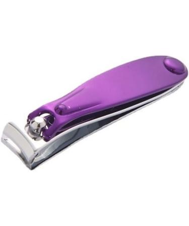 SVAASA Nail Clippers Travel Purple Nail Scissors for Nails Professional Cuticle Clipper Carbon Steel Fingernail Gift - Buy Online on GoSupps.com