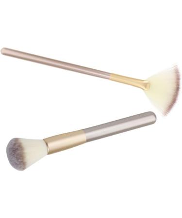 4 sets of make-up fan make-up for the face make-up tools make-up brush highlighter blush for the cheeks fan make-up brush face brush main blush - Buy Online on GoSupps.com