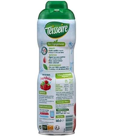 TEISSEIRE - Sirop Framboise 60Cl - ( Lot De 3 ) - Buy Online on GoSupps.com