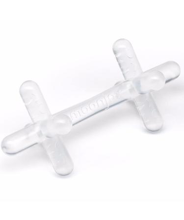 Moonjax Silicone Baby Teething Toy - CPSIA Certified, Made in USA | Dishwasher, Sterilizer, Freezer Safe for Newborns, Infants, Toddlers - Buy Online on GoSupps.com