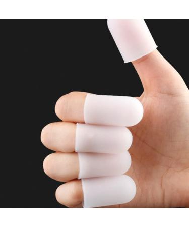 Buy Silicone Gel Finger Tips 5 Pairs Reusable Rubber Pads for Money Counting & Writing Durable Finger Protectors & Covers - Buy Online on GoSupps.com