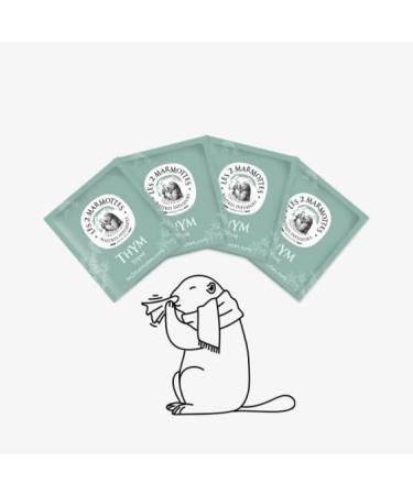 LES 2 MARMOTTES Les 2 Marmottes - "Thymspirer" Infusion Pack - 4 x 30 Thyme Bags - Made in France - No Added Flavors