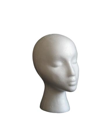 Buy Styrofoam Wig Head for Hairdressing | Real Hair Styling & Practice | International Shipping - Buy Online on GoSupps.com