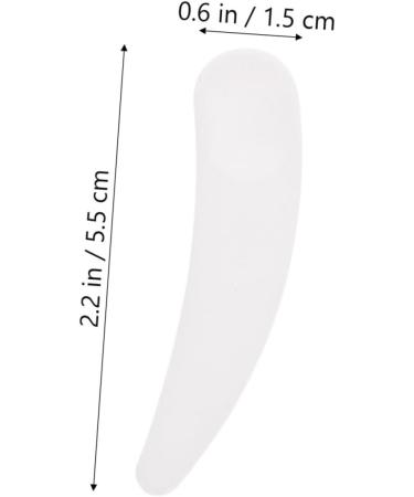 FOMIYES 500 Pcs Mask Scoop Cream Scoop Eye Cream Spoon Facial Cream Spoons Facial Scoops Face Tools Pp White mediumx5pcs Whitex5pcs - Buy Online on GoSupps.com