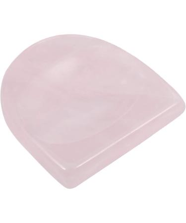 Buy MookaiTedecor Rose Quartz Thumb Stones - Healing Crystal Massage Stones (Pack of 2) | Reiki & Gemstone Therapy | 43x44x7 mm Fan-Shaped - Buy Online on GoSupps.com