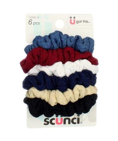 Scunci Mini Waffle Twisters - Assorted Colors (6 Pack) | Stylish Hair Accessories - Buy Online on GoSupps.com