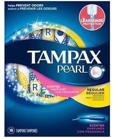 Tampax Pearl Regular Scented 18ct - Convenient and Comfortable Protection - Buy Online on GoSupps.com