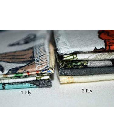 8x8 Inch Dinosaur Printed Flannel Little Wipes - Soft 1 Ply Fabric - Buy Online on GoSupps.com