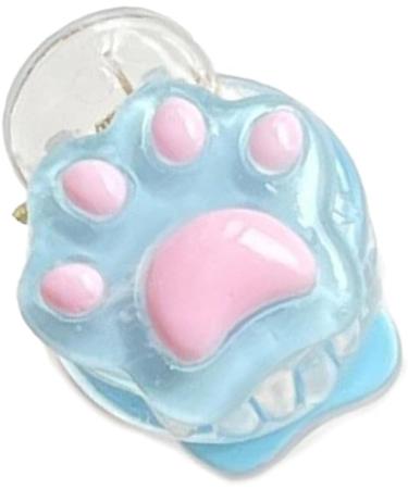 xbiez Mini Claw Clip Hairpin Y2K Headdress with Jelly Kitten Claw Paw Y2K Paw Hairpin Ladies Headwear Hair Styling Tools Blue - Buy Online on GoSupps.com