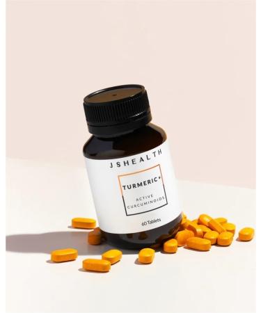 JSHealth Turmeric Curcumin Supplement - Turmeric Supplement for Joint Support - Contains Bioavailable Curcumin C3 Complex - 30 Servings - Buy Online on GoSupps.com