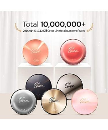 CLIO KII Cover Fixer Cushion SPF50+ PA++++ in Ginger - 0.52oz - Buy Online on GoSupps.com