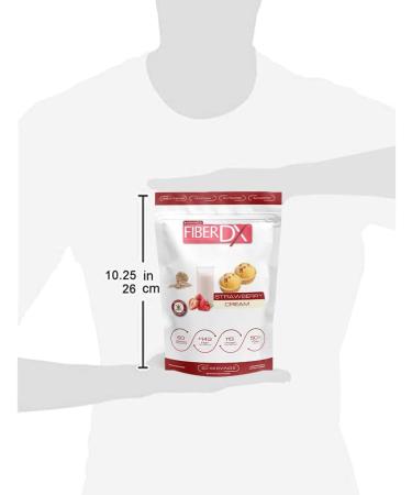 BarnDad FiberDX Strawberry Cream 600g - Natural Sweetened Fiber Supplement - Buy Online on GoSupps.com