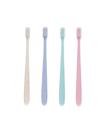 Minkissy 2 boxes 8 pieces of travel toothbrush family toothbrush toothbrush clean travel case toothbrush travel toothbrush toothbrush made of toothbrush with cap soft fur