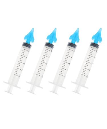 Washing Machine Cleaner Ear Irrigation 4Pcs Ear Wax Removal Syringe Ear Washer Cleaning Tool Ear Cleaner Wash Water Flushing Tubes 10ml Wax Removal Tool Ear Wax Remover