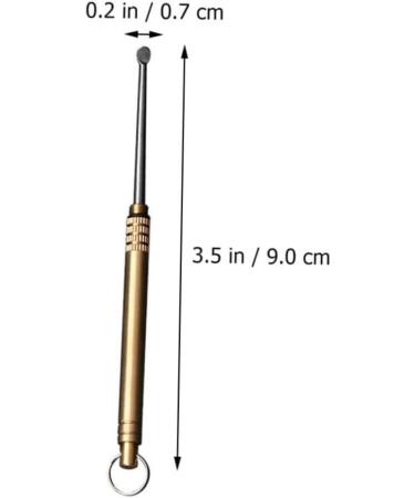 FRCOLOR 2pcs Titanium Alloy Ear Cleaner Kit - Ear Wax Removal Tool & Picker - Durable Ear Spoons for Safe Ear Care - Buy Online on GoSupps.com