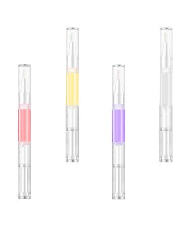 4 Pi ces Stylo Huile Nourrissante pour Ongles Stylo Huile de Soin pour Manucure Set pour Soin des Ongles Peau